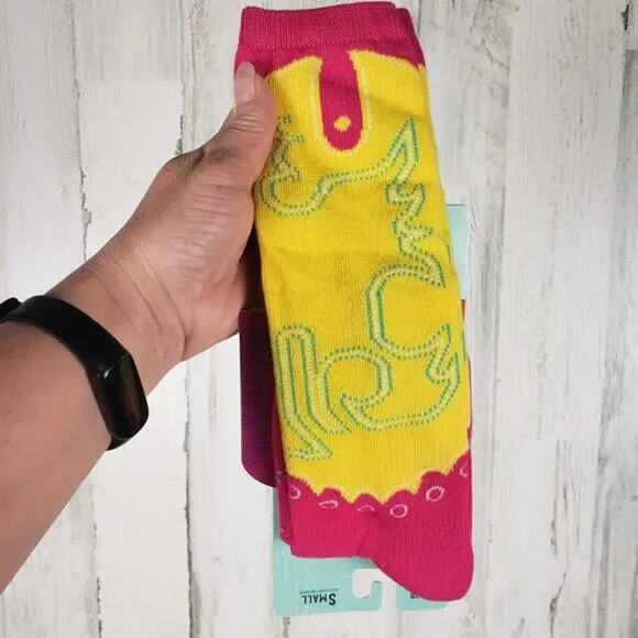 NWT Justin Boots Fashion Cushioned Sole Over The Calf Socks Women's Size Small - Picture 9 of 13